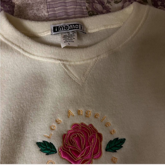 LA EMBROIDERED CREWNECK - Picture 2 of 4